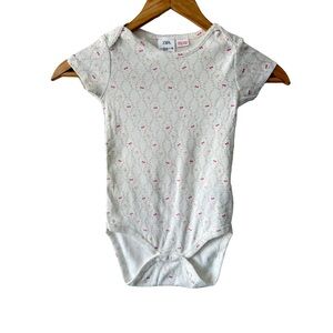 Zara Cherries & Flowers Short Sleeve Bodysuit